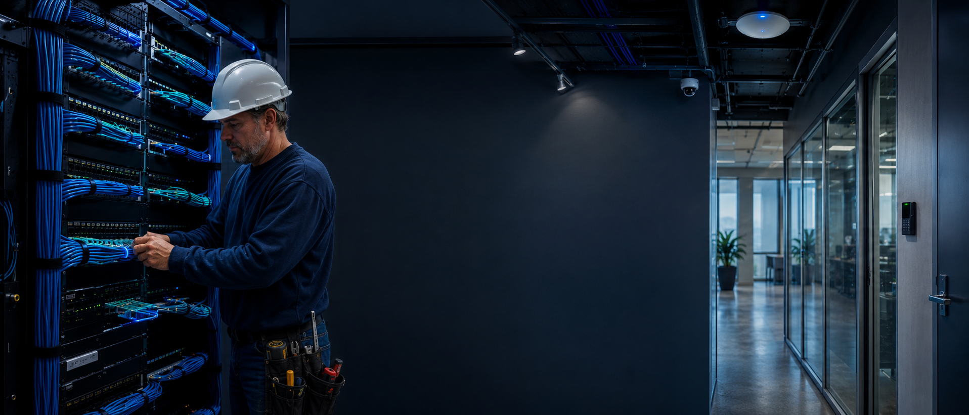 Structured cabling and network installation services in Houston